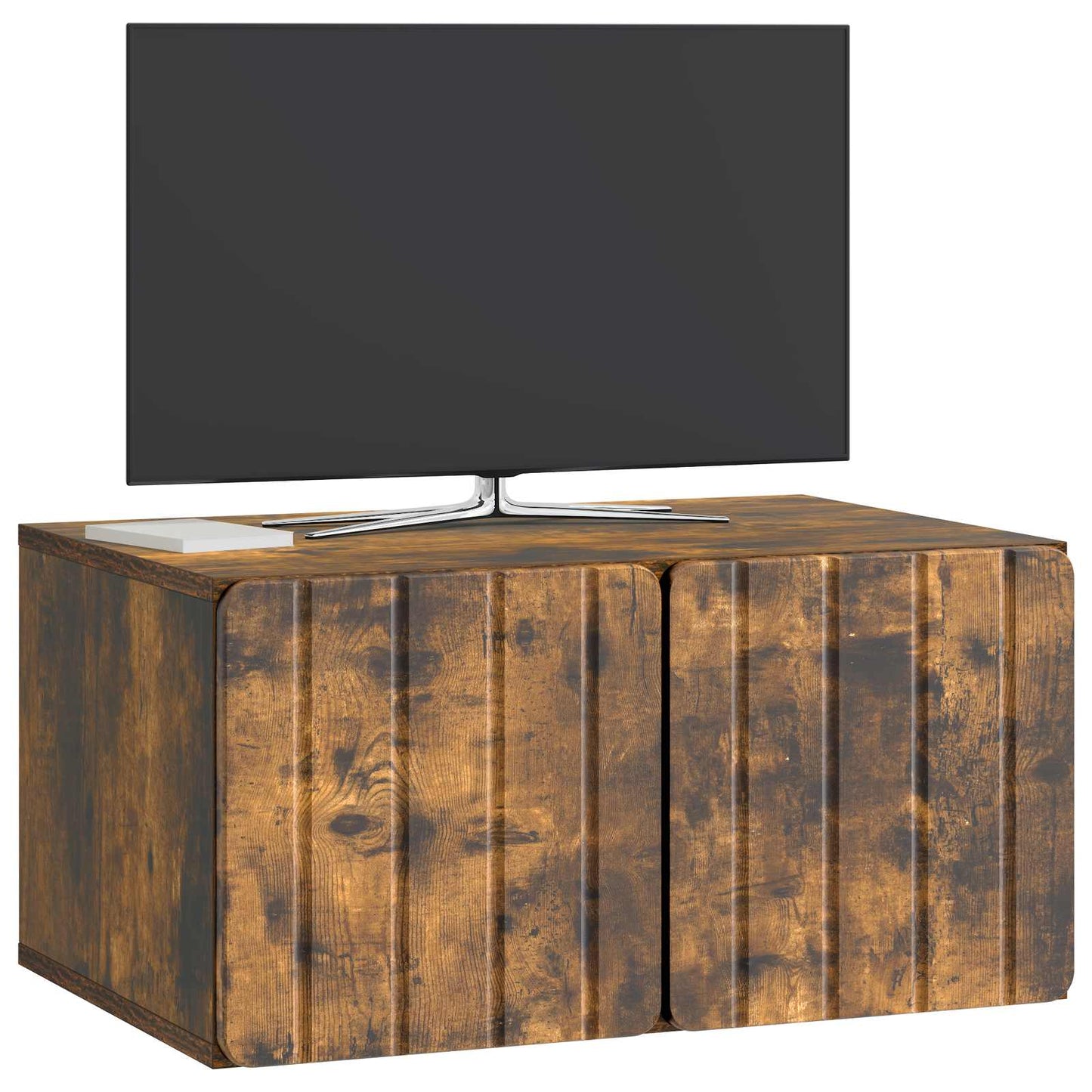 Mobile Porta TV da Muro 59,5 x 41 x 30 cm Rovere Fumo