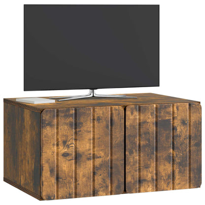 Mobile Porta TV da Muro 59,5 x 41 x 30 cm Rovere Fumo