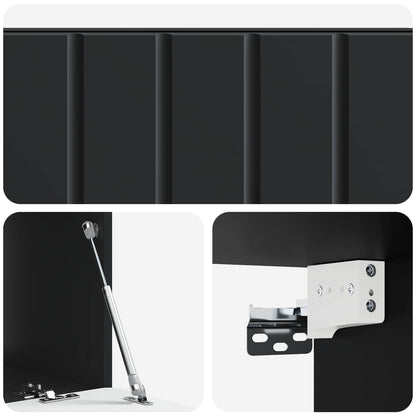 Mobile Porta TV da Muro Nero 78,5 x 41 x 30 cm | homemem39