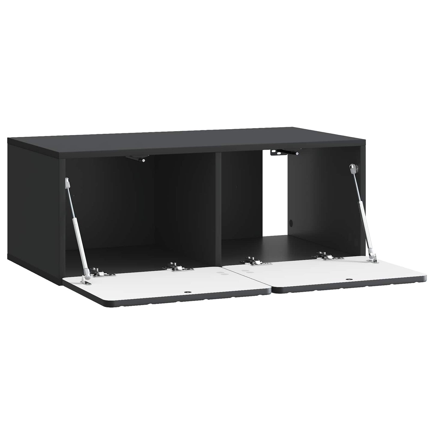 Mobile Porta TV da Muro 78,5 x 41 x 30 cm Nero
