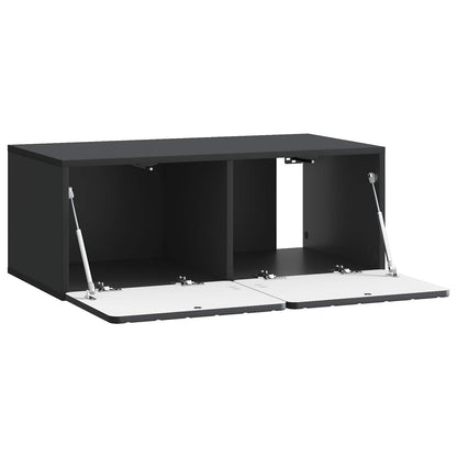 Mobile Porta TV da Muro 78,5 x 41 x 30 cm Nero