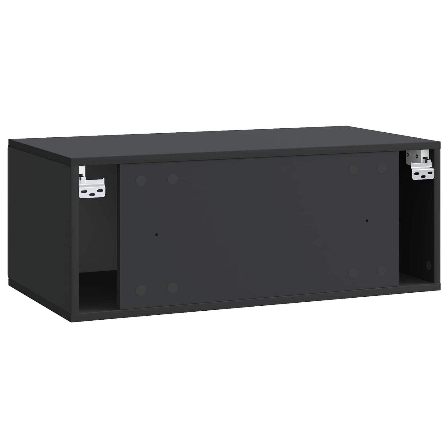 Mobile Porta TV da Muro 78,5 x 41 x 30 cm Nero