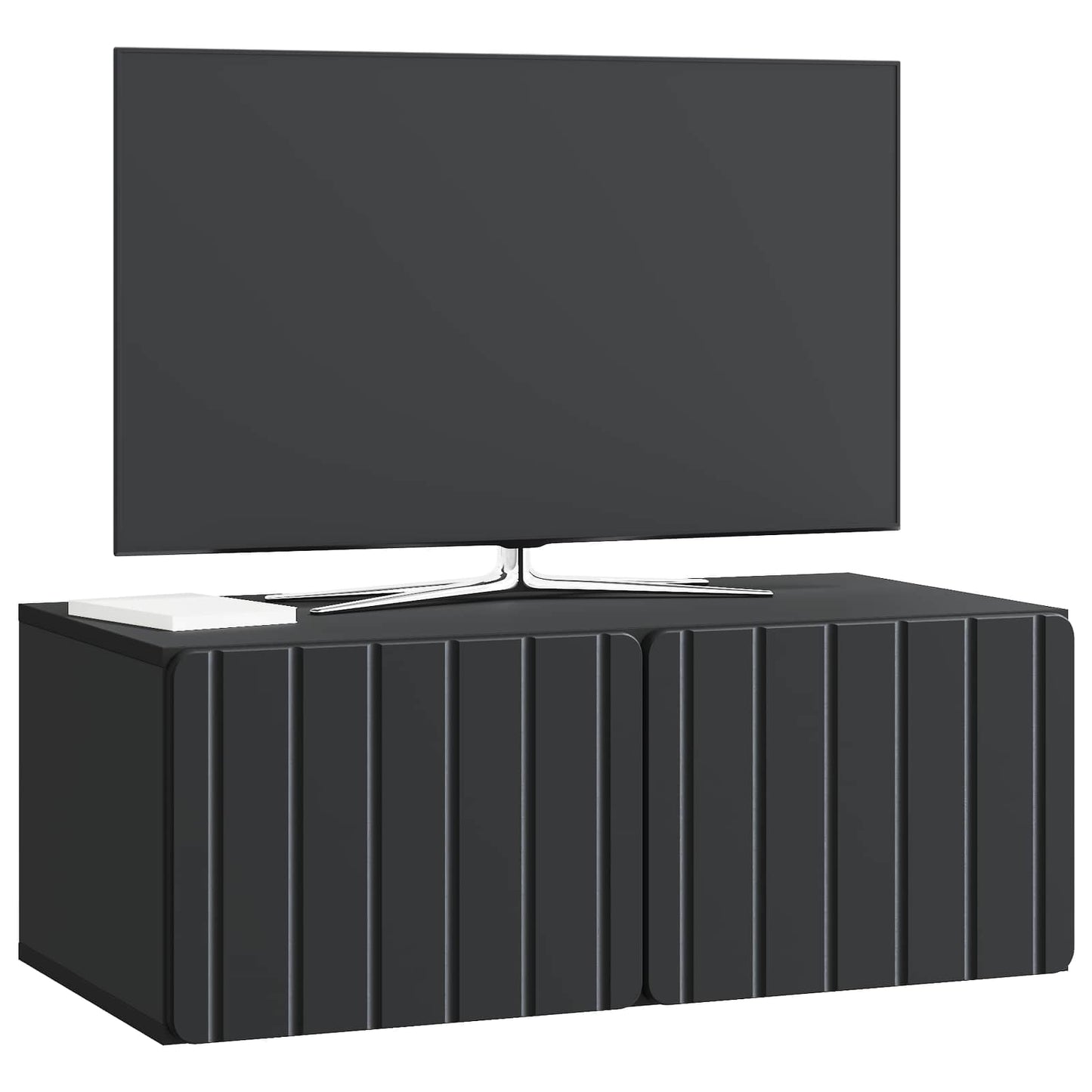 Mobile Porta TV da Muro 78,5 x 41 x 30 cm Nero