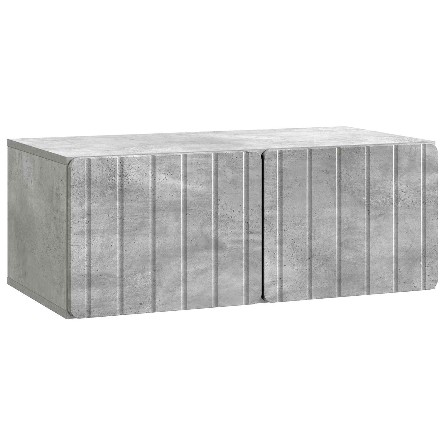 Mobile Porta TV da Muro 78,5 x 41 x 30 cm Grigio Cemento
