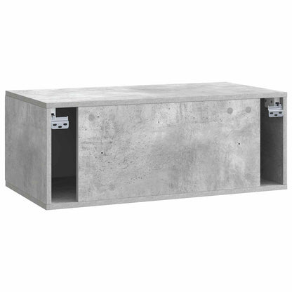 Mobile Porta TV da Muro Grigio Cemento 78,5 x 41 x 30 cm | homemem39