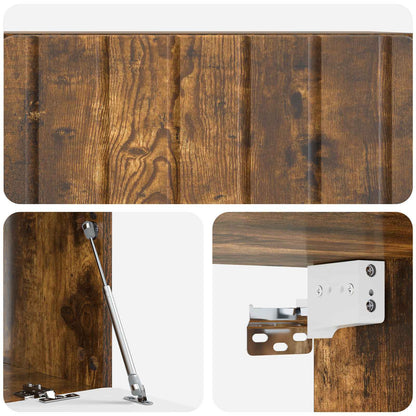 Mobile Porta TV da Muro Rovere Fumo 78,5 x 41 x 30 cm | homemem39