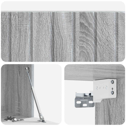 Mobile Porta TV da Muro Grigio Sonoma 78,5 x 41 x 30 cm | homemem39