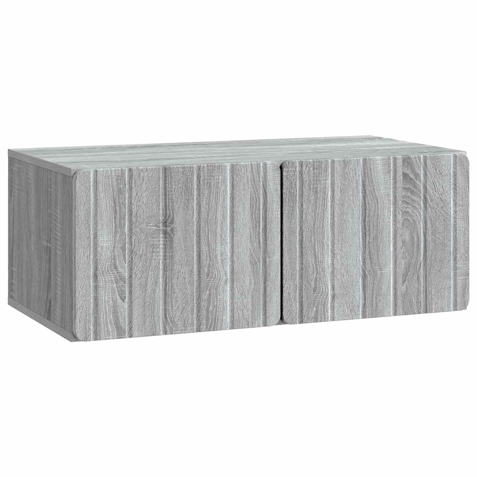 Mobile Porta TV da Muro Grigio Sonoma 78,5 x 41 x 30 cm | homemem39