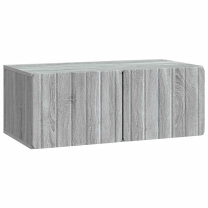 Mobile Porta TV da Muro Grigio Sonoma 78,5 x 41 x 30 cm | homemem39