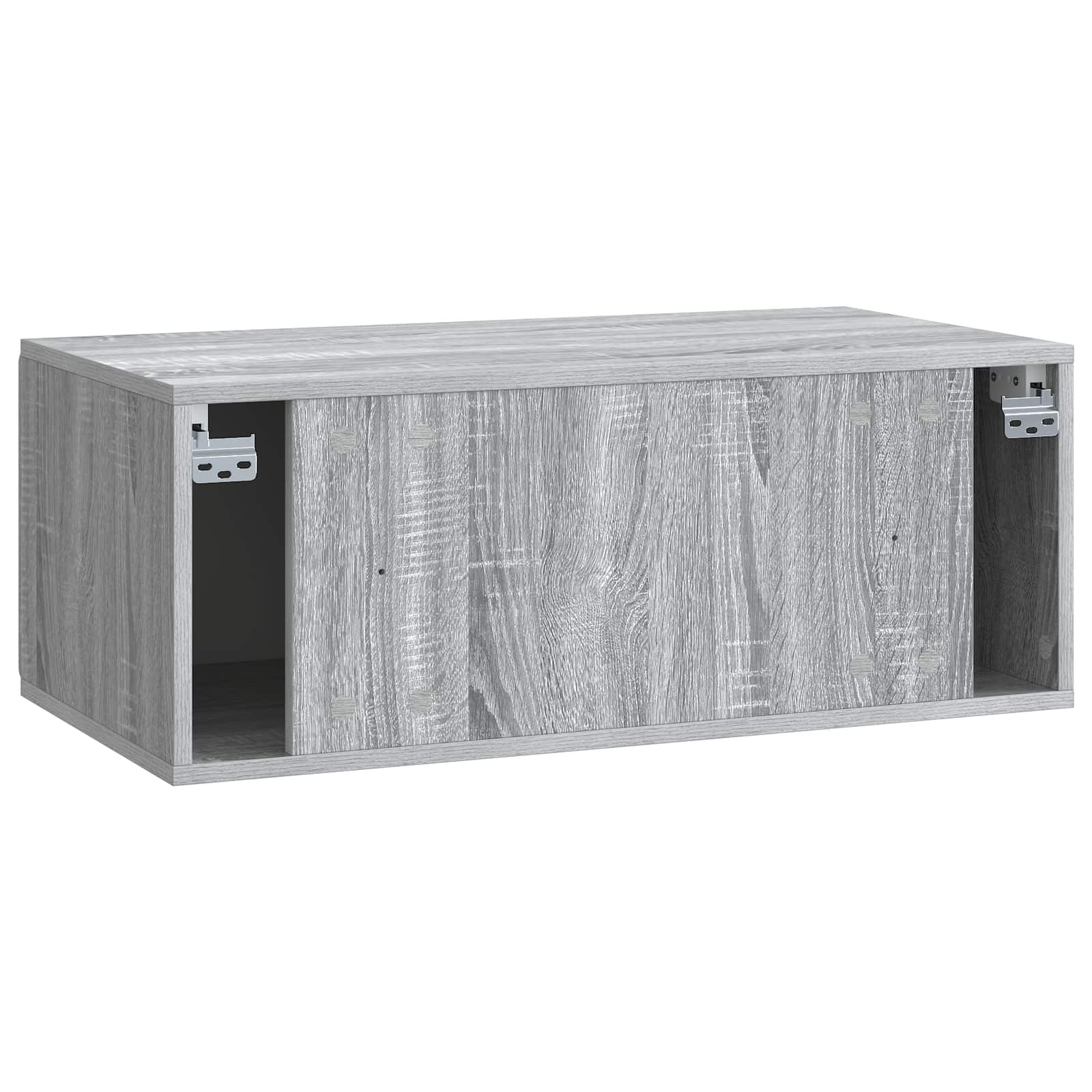 Mobile Porta TV da Muro Grigio Sonoma 78,5 x 41 x 30 cm | homemem39
