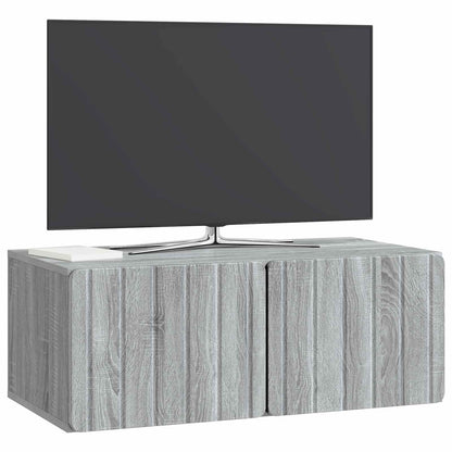 Mobile Porta TV da Muro Grigio Sonoma 78,5 x 41 x 30 cm | homemem39