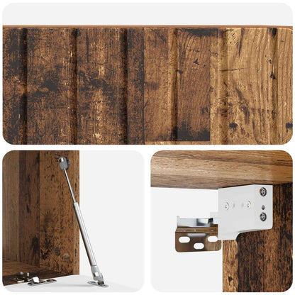 Mobile Porta TV da Muro Legno antico 78,5 x 41 x 30 cm | homemem39