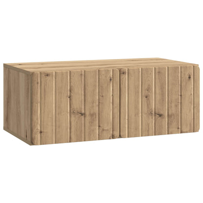 Mobile Porta TV da Muro Rovere Artigianale 78,5 x 41 x 30 cm