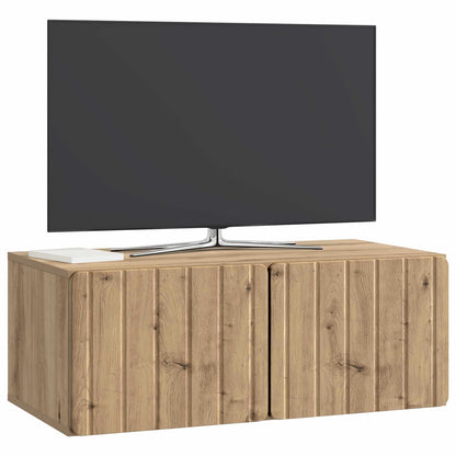 Mobile Porta TV da Muro Rovere Artigianale 78,5 x 41 x 30 cm