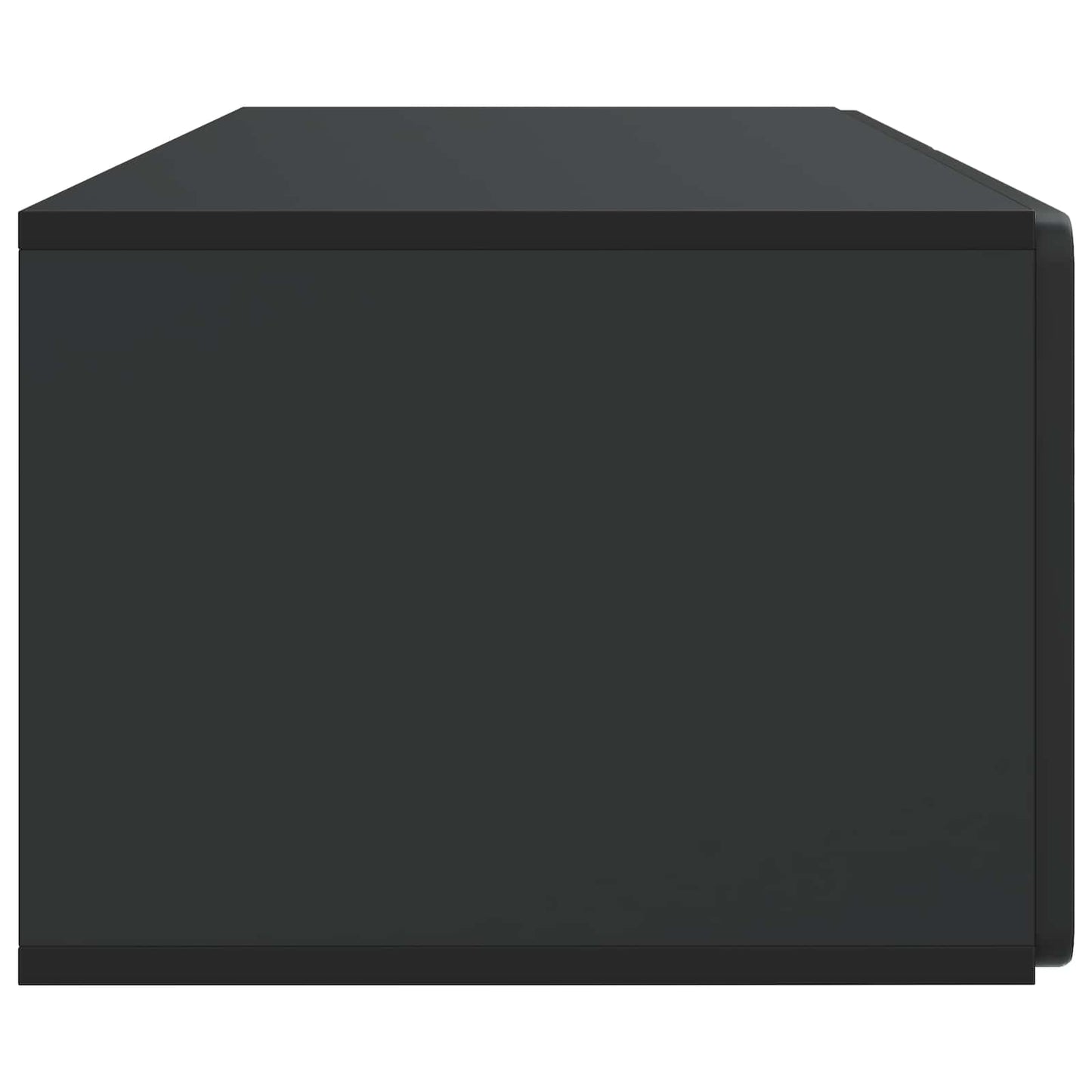 Mobile Porta TV da Muro Montaggio a parete Nero 98 x 41 x 30 cm | homemem39