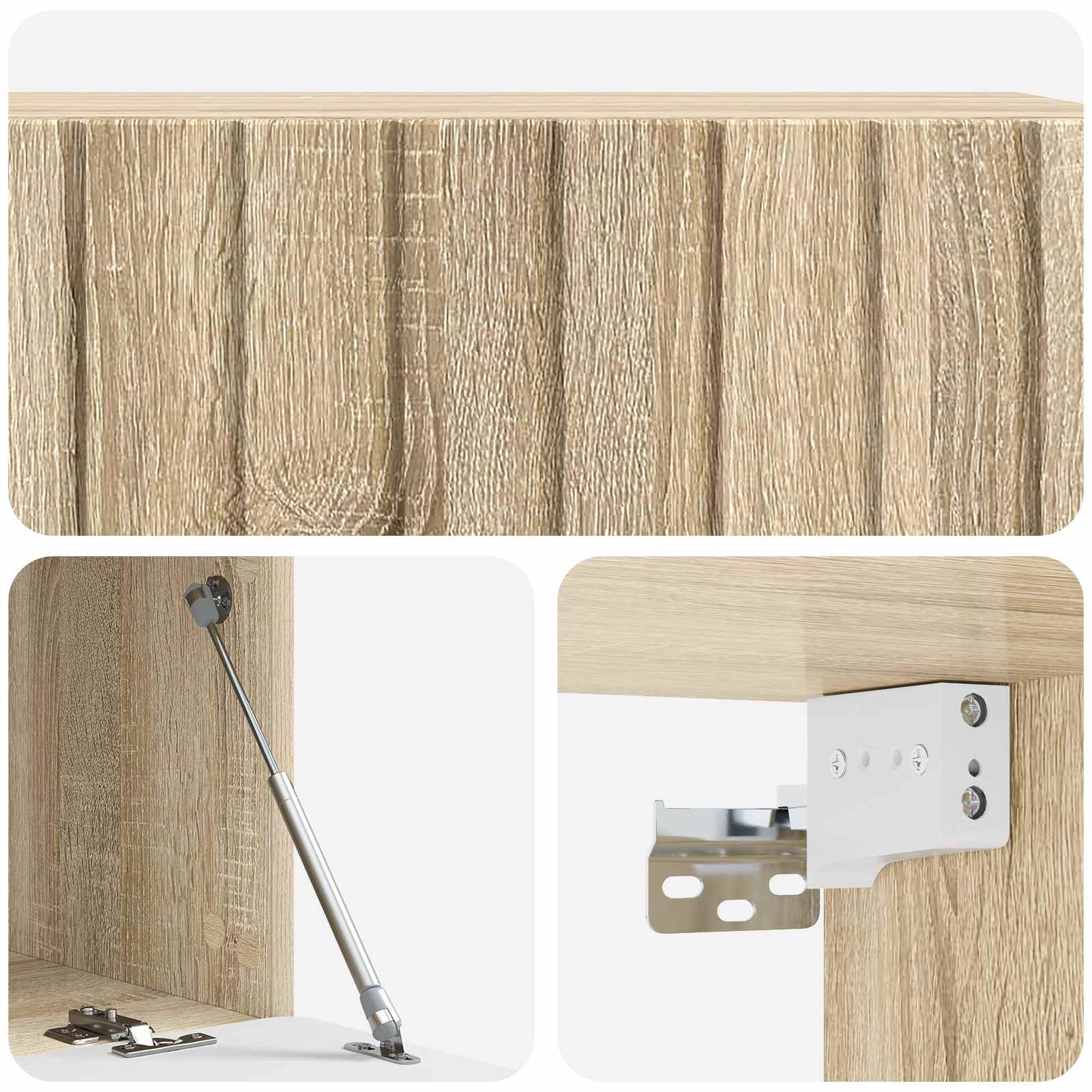 Mobile Porta TV da Muro Rovere Sonoma 98 x 41 x 30 cm | homemem39