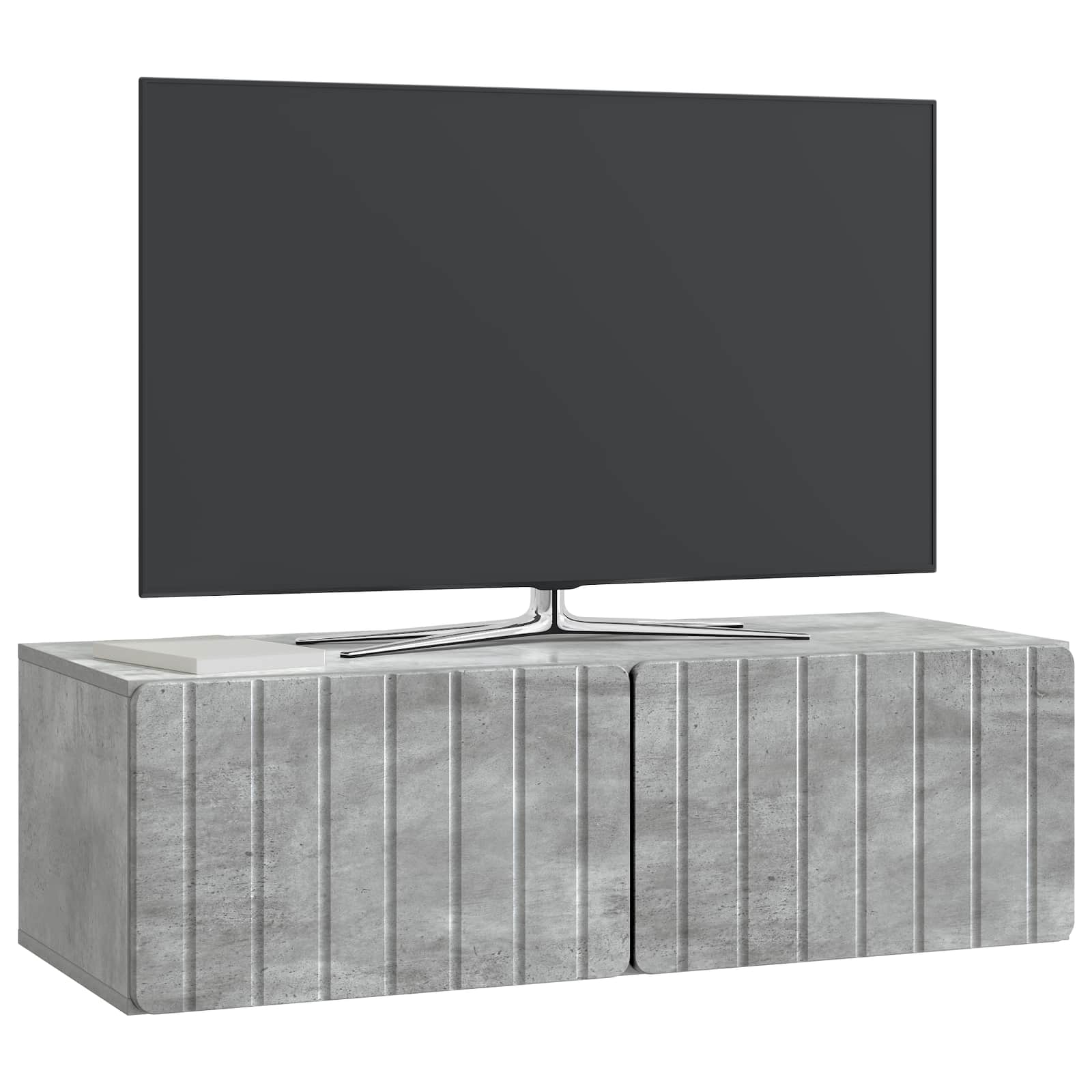 Mobile Porta TV da Muro Grigio Cemento 98 x 41 x 30 cm | homemem39