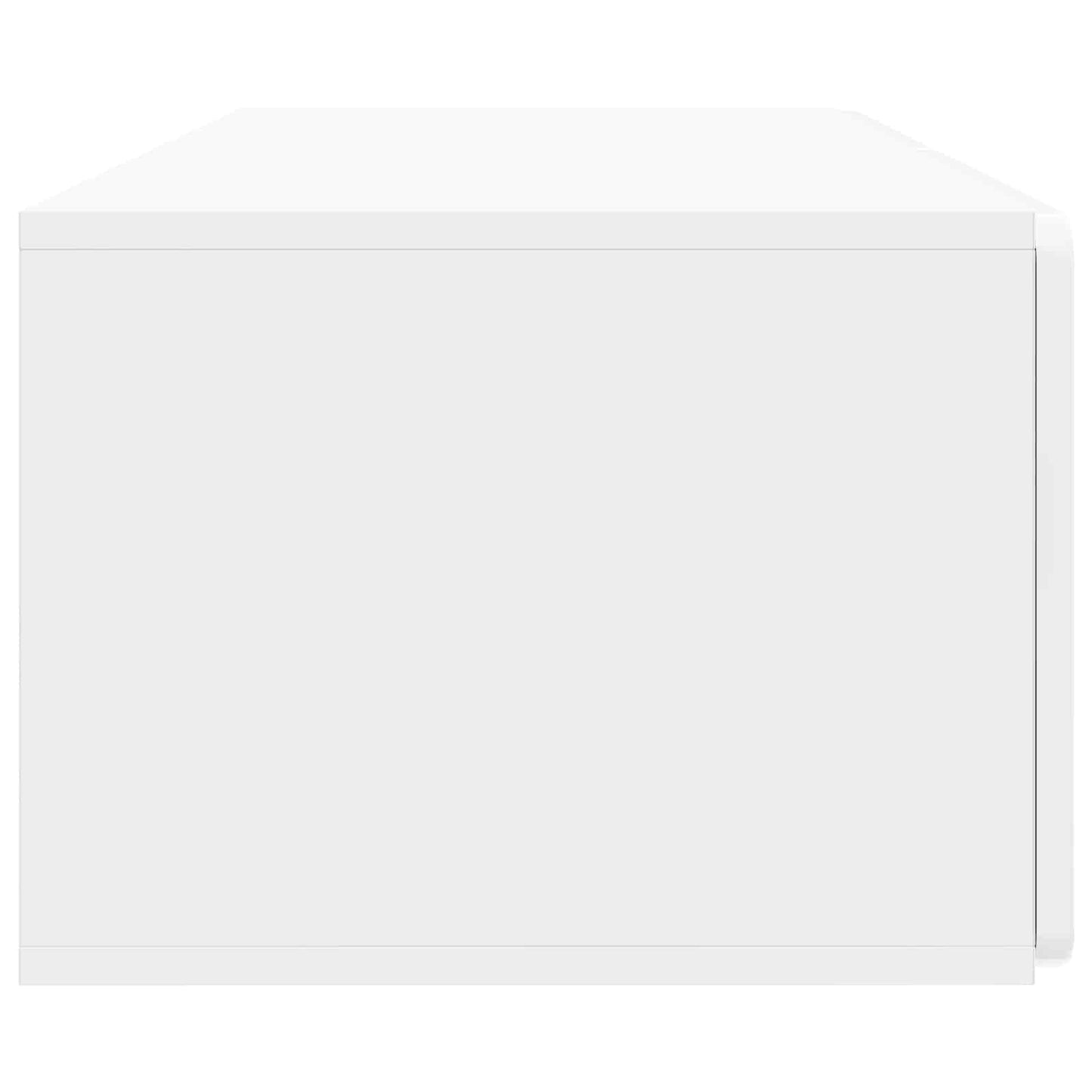 Mobile Porta TV da Muro Bianco Lucido 98 x 41 x 30 cm | homemem39