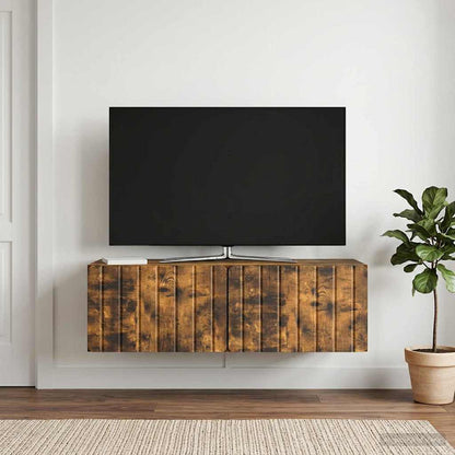 Mobile Porta TV da Muro 98 x 41 x 30 cm Rovere Fumo