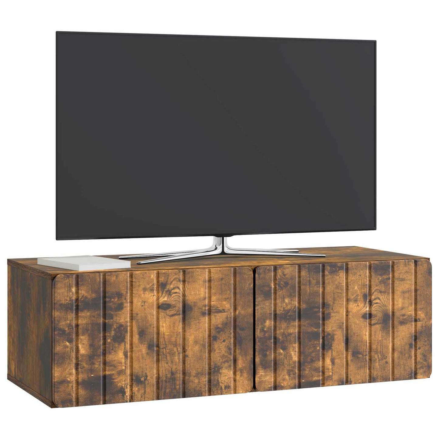 Mobile Porta TV da Muro 98 x 41 x 30 cm Rovere Fumo