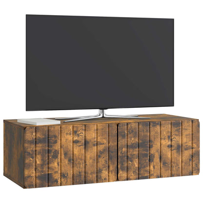 Mobile Porta TV da Muro 98 x 41 x 30 cm Rovere Fumo