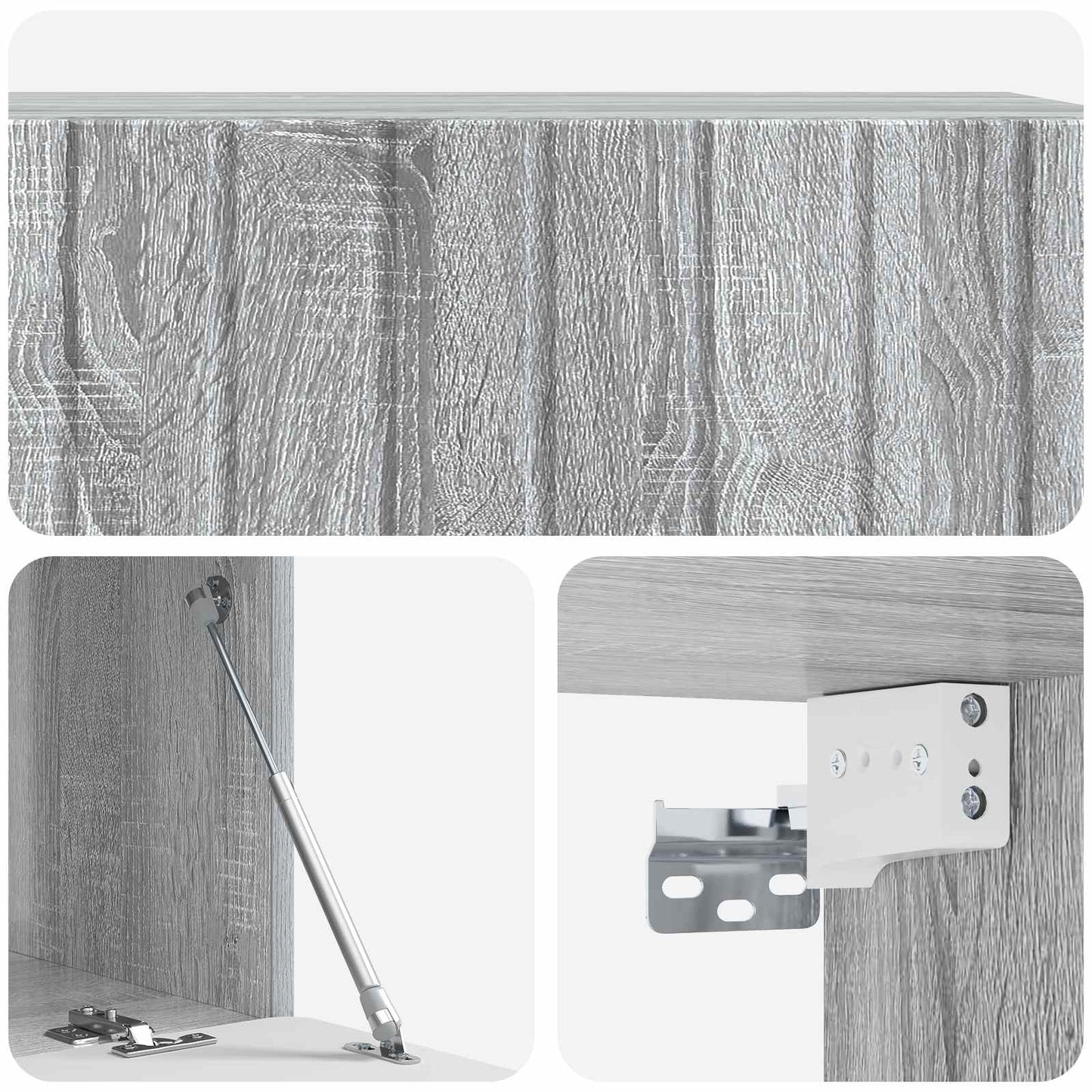 Mobile Porta TV da Muro Grigio Sonoma 98 x 41 x 30 cm | homemem39