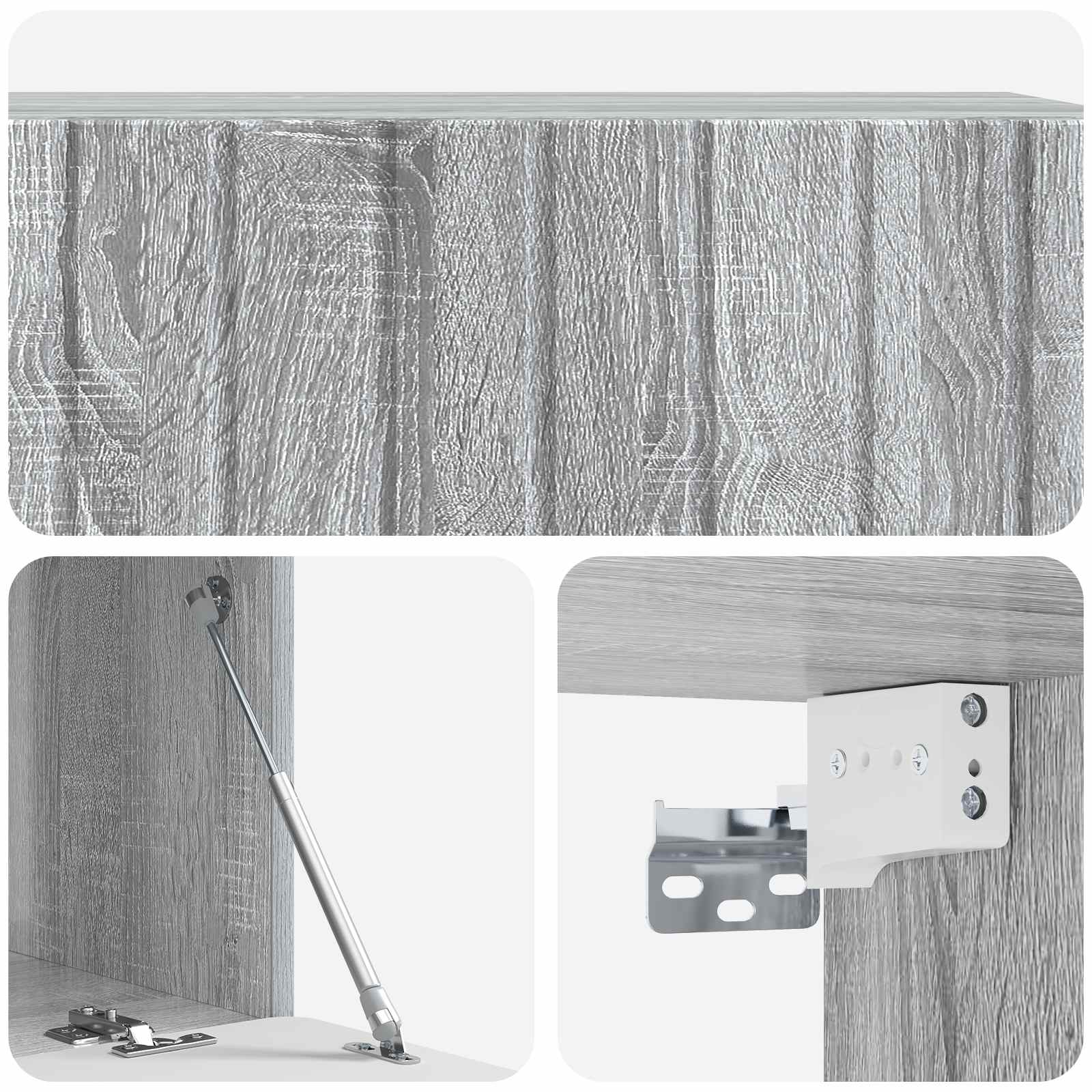Mobile Porta TV da Muro Grigio Sonoma 98 x 41 x 30 cm | homemem39