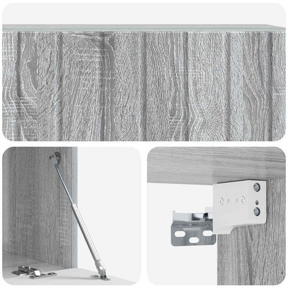 Mobile Porta TV da Muro 98 x 41 x 30 cm Sonoma grigio
