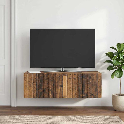 Mobile Porta TV da Muro 98 x 41 x 30 cm Legno antico