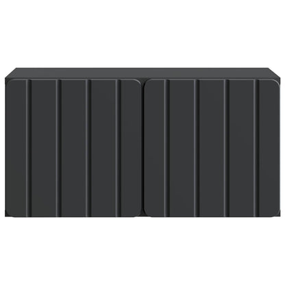 Mobile Porta TV da Muro Nero 59,5 x 31 x 30 cm | homemem39