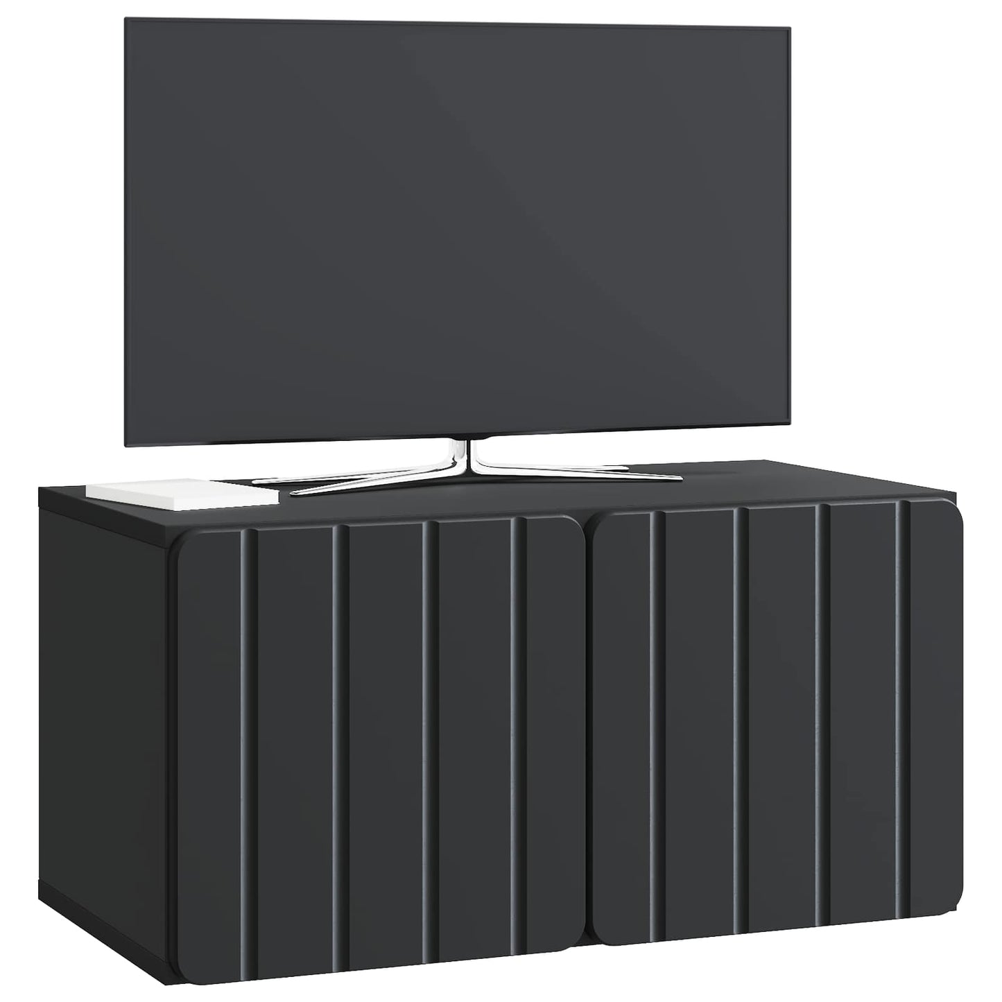 Mobile Porta TV da Muro 59,5 x 31 x 30 cm Nero