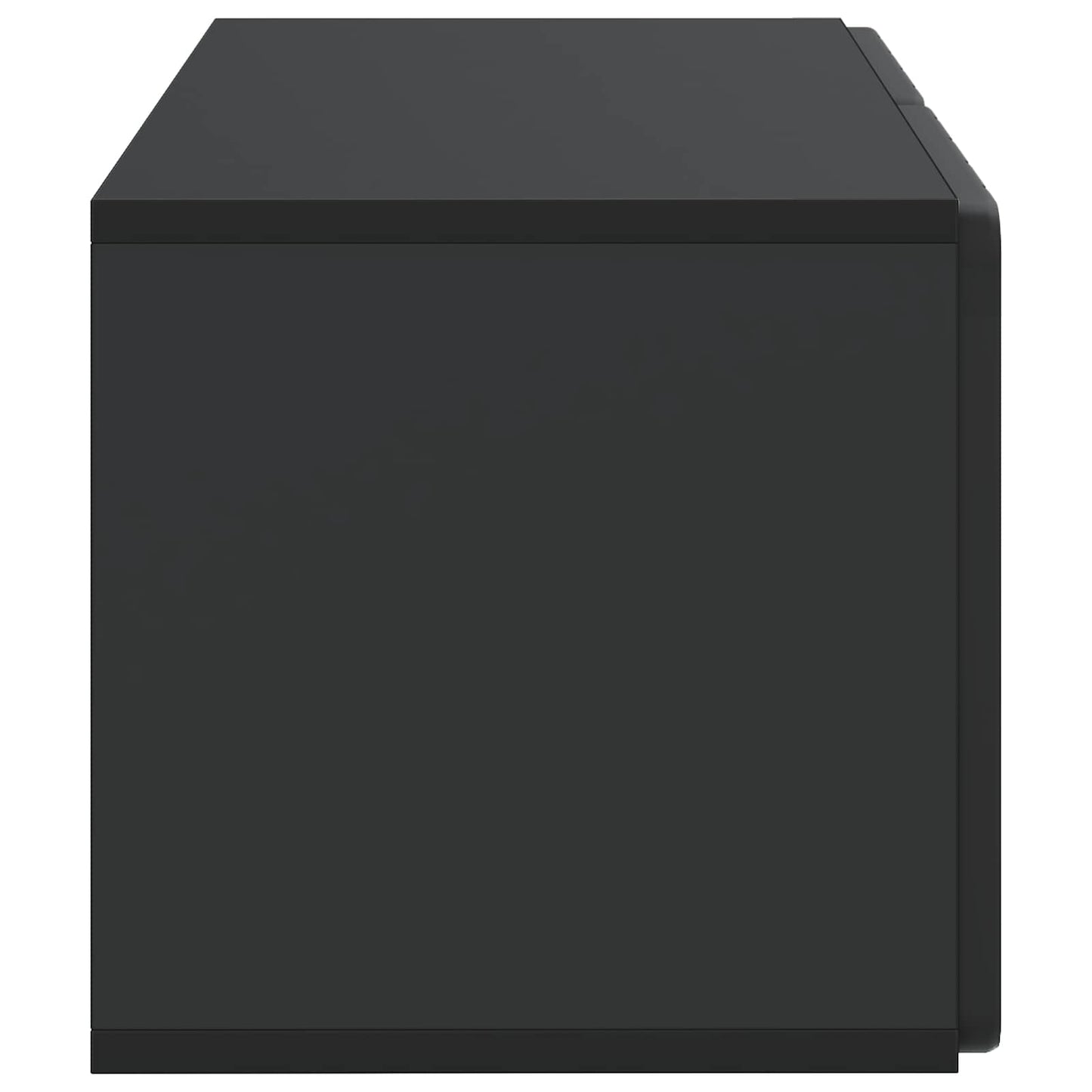 Mobile Porta TV da Muro 59,5 x 31 x 30 cm Nero