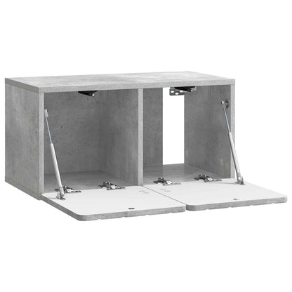 Mobile Porta TV da Muro 59,5 x 31 x 30 cm Grigio Cemento