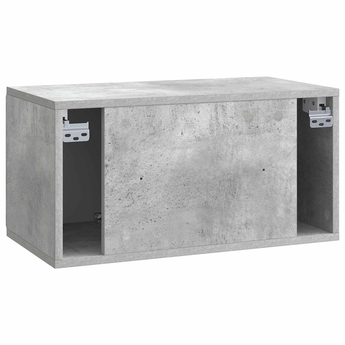 Mobile Porta TV da Muro 59,5 x 31 x 30 cm Grigio Cemento