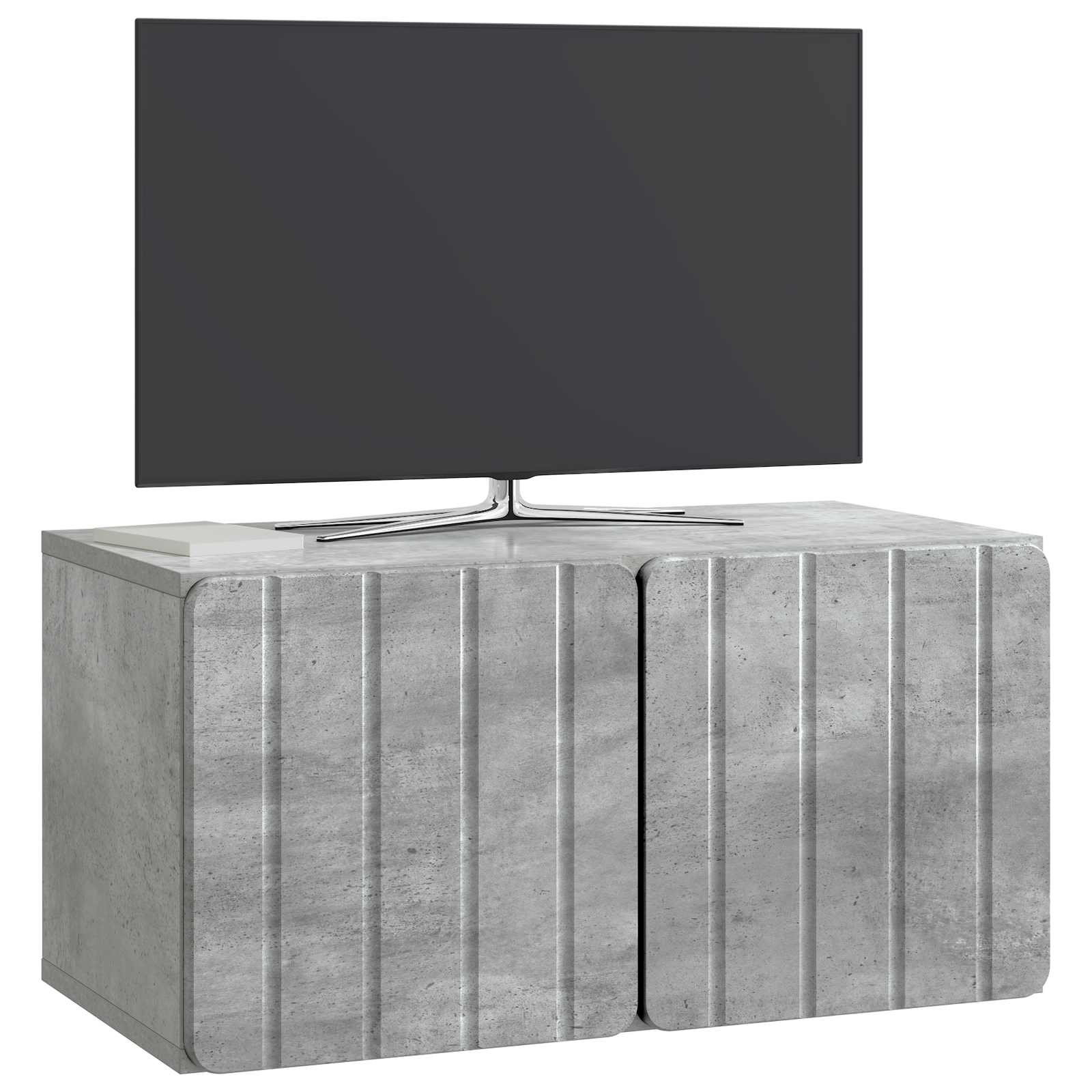 Mobile Porta TV da Muro Grigio Cemento 59,5 x 31 x 30 cm | homemem39