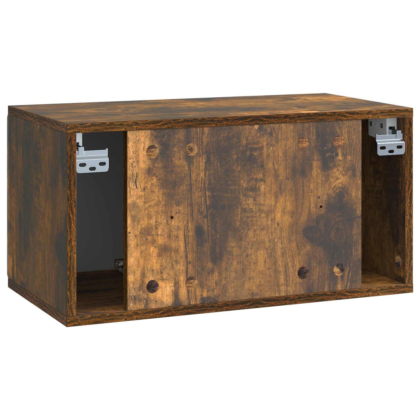 Mobile Porta TV da Muro 59,5 x 31 x 30 cm Rovere Fumo