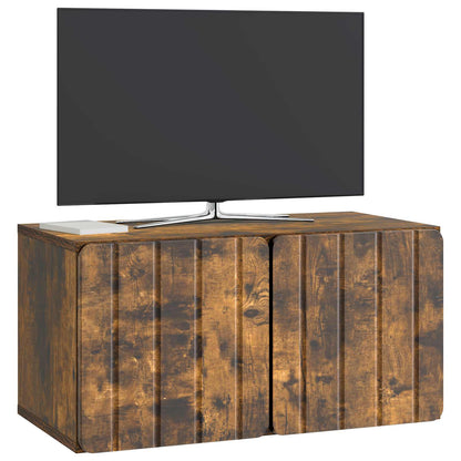 Mobile Porta TV da Muro 59,5 x 31 x 30 cm Rovere Fumo
