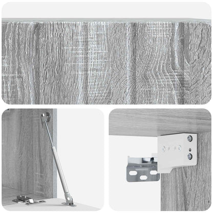 Mobile Porta TV da Muro Grigio Sonoma 59,5 x 31 x 30 cm | homemem39