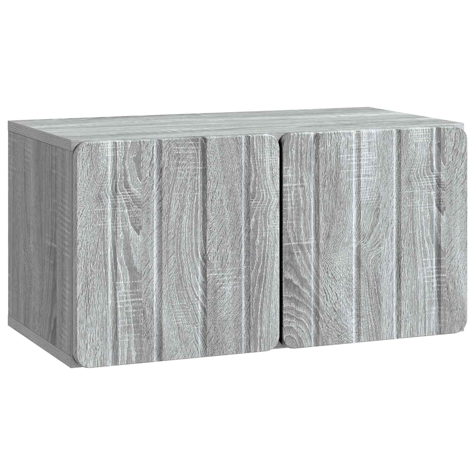 Mobile Porta TV da Muro Grigio Sonoma 59,5 x 31 x 30 cm | homemem39