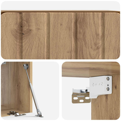 Mobile Porta TV da Muro Rovere Artigianale 59,5 x 31 x 30 cm | homemem39