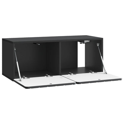 Mobile Porta TV da Muro Nero 78,5 x 31 x 30 cm | homemem39