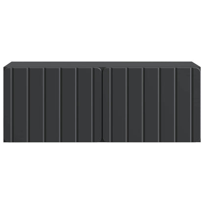 Mobile Porta TV da Muro Nero 78,5 x 31 x 30 cm | homemem39