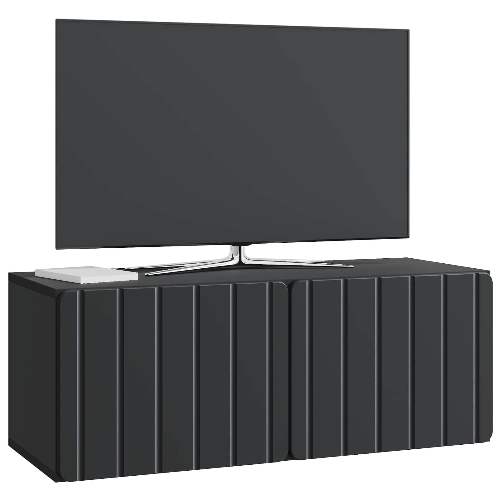 Mobile Porta TV da Muro Nero 78,5 x 31 x 30 cm | homemem39
