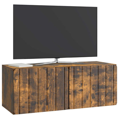 Mobile Porta TV da Muro Rovere Fumo 78,5 x 31 x 30 cm | homemem39