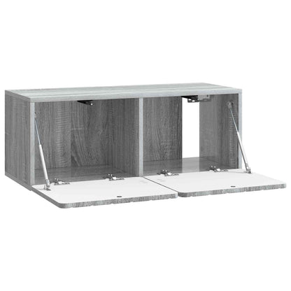 Mobile Porta TV da Muro Grigio Sonoma 78,5 x 31 x 30 cm | homemem39