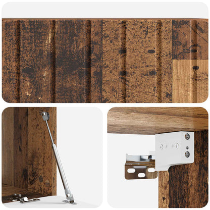 Mobile Porta TV da Muro Legno antico 78,5 x 31 x 30 cm | homemem39
