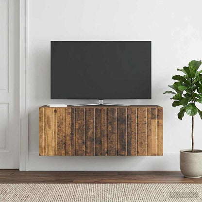 Mobile Porta TV da Muro 78,5 x 31 x 30 cm Legno antico