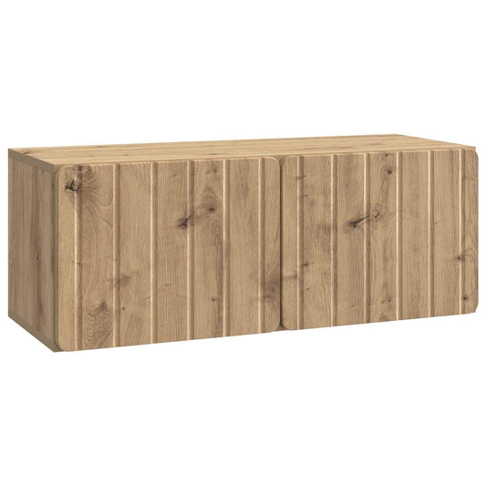 Mobile Porta TV da Muro Rovere Artigianale 78,5 x 31 x 30 cm