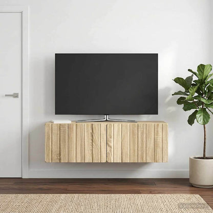 Mobile Porta TV da Muro 98 x 31 x 30 cm Rovere Sonoma