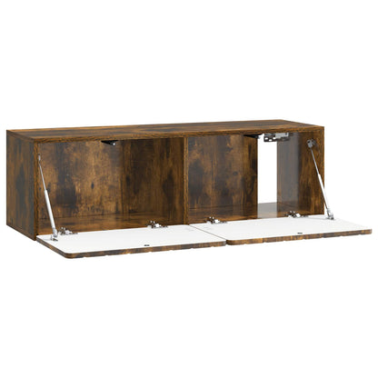 Mobile Porta TV da Muro Rovere Fumo 98 x 31 x 30 cm | homemem39
